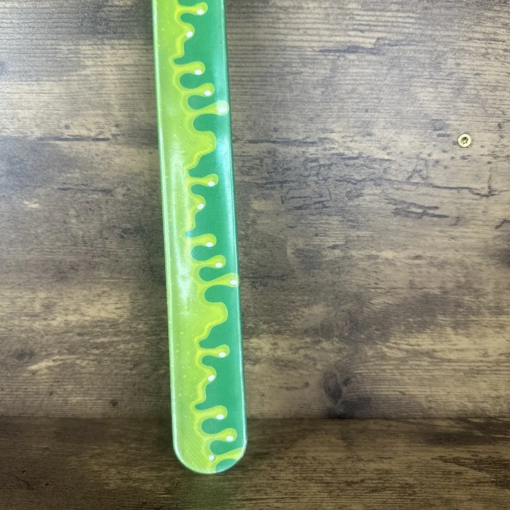 Rare Slime Green Slap Bracelet 12